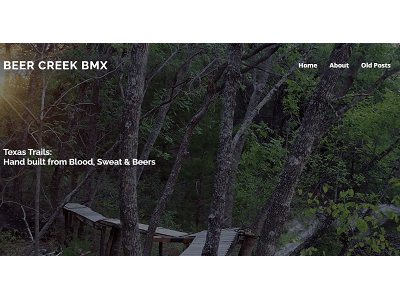 CREEK bmx trails website thumbnail image
