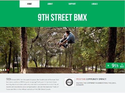 BMX website thumbnail image
