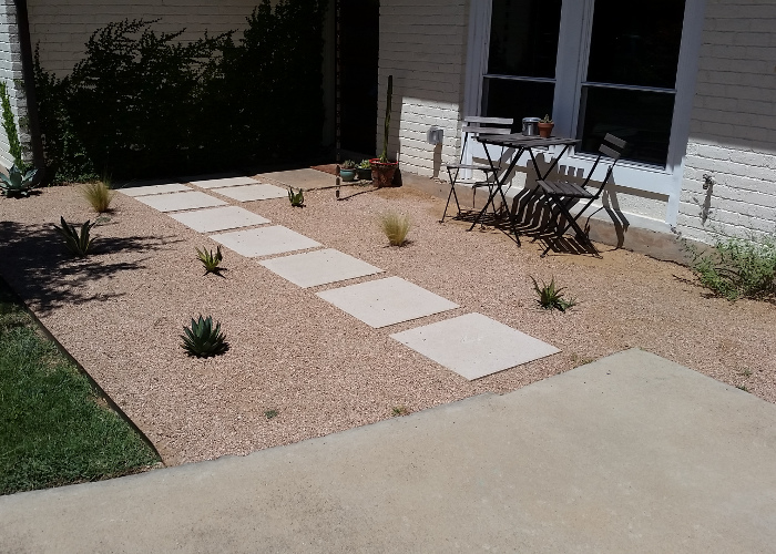 Partial Xeriscape/lawn reduction